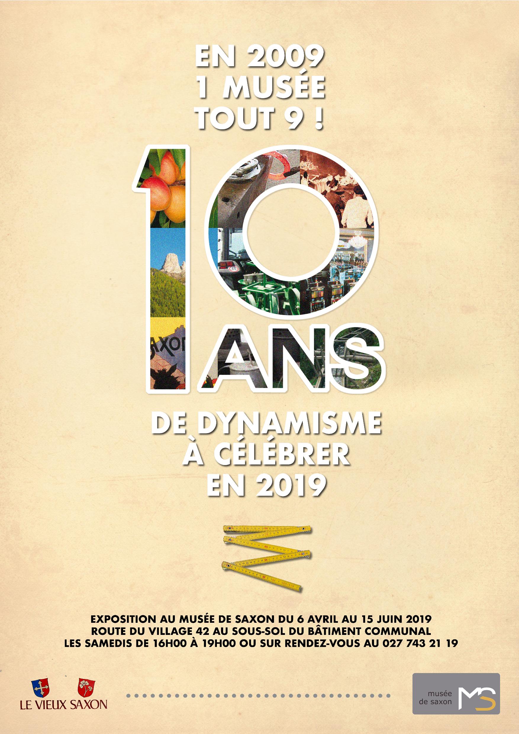En 2009 un Musée tout 9! 10 ans de dynamisme à célébrer en 2019!